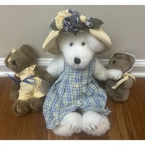 Boyds Bear Plush #919808‎ BETTY LOU, CLEMENTINE & BABY JOSIE McCOY  NEW